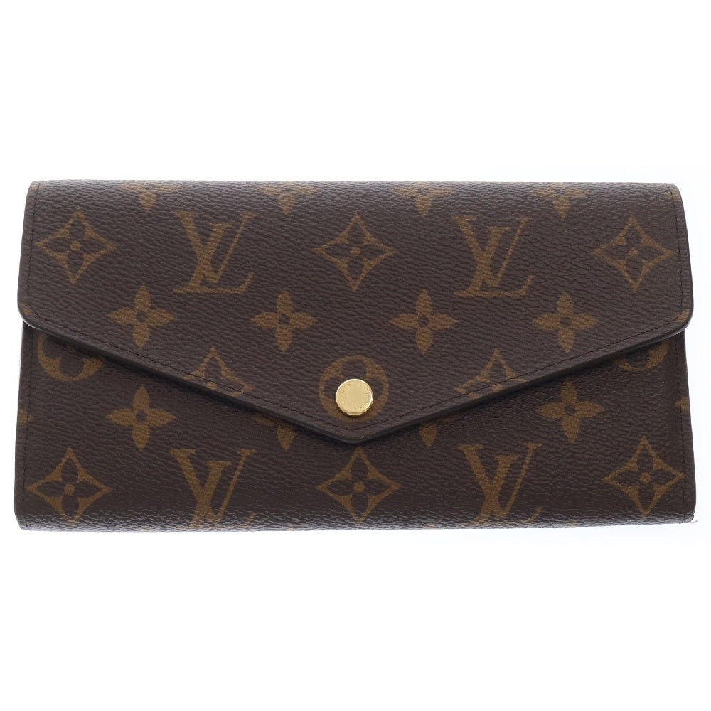 LOUIS VUITTON(ルイヴィトン) モノグラム ポルトフォイユサラ レザーロングウォレット 2つ折り長財布 ブラウン M60531