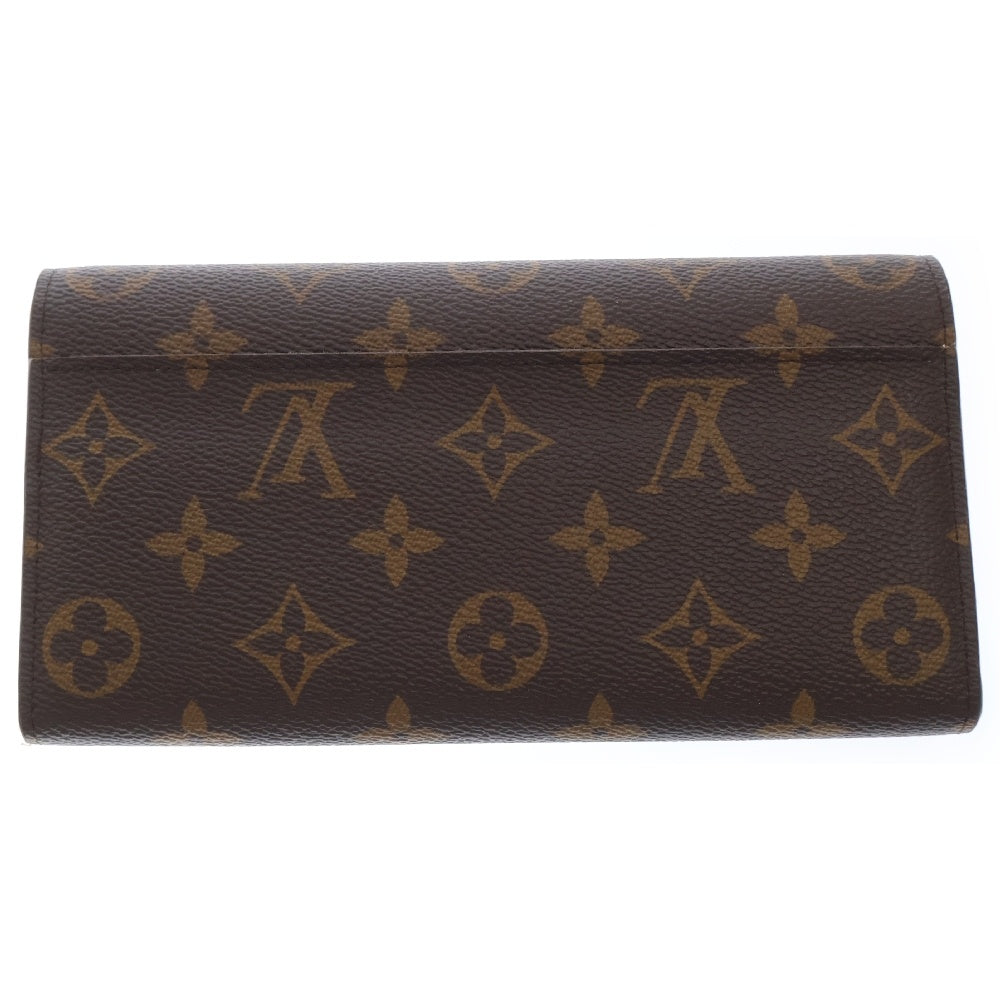 LOUIS VUITTON(ルイヴィトン) モノグラム ポルトフォイユサラ レザーロングウォレット 2つ折り長財布 ブラウン M60531