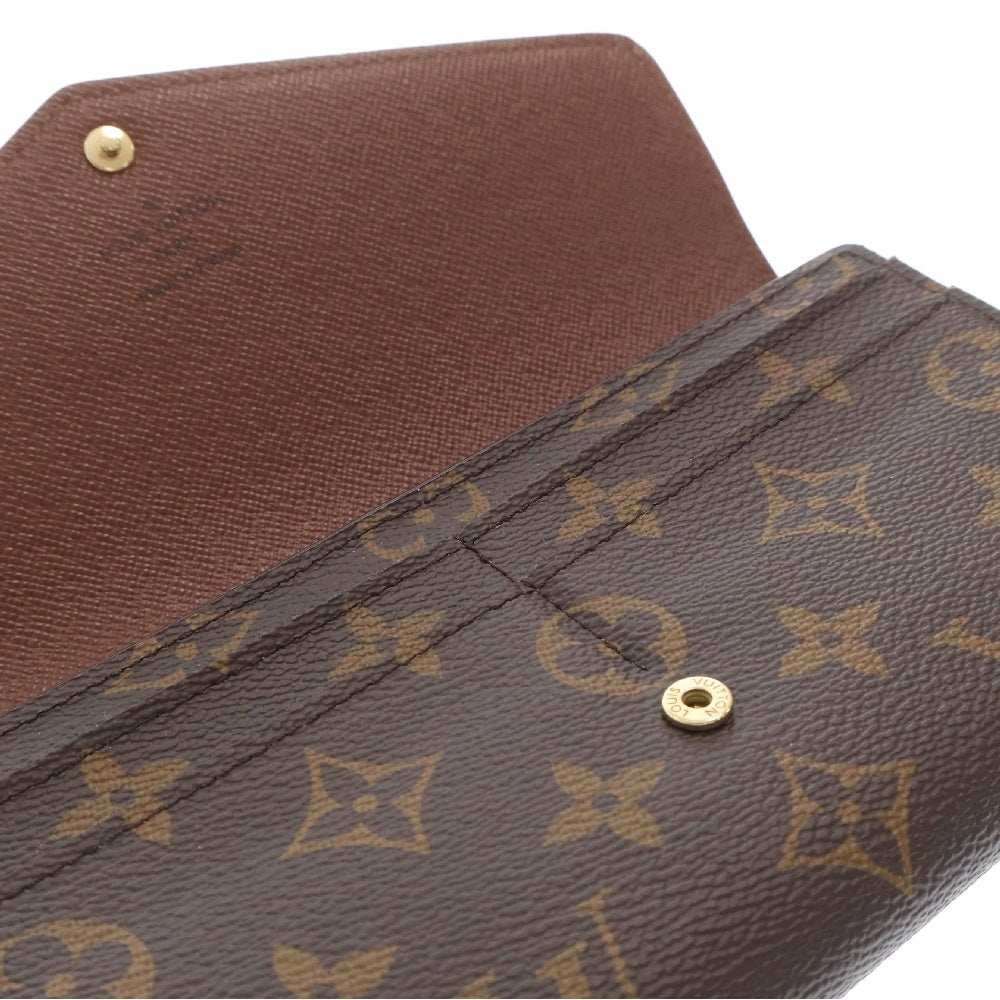 LOUIS VUITTON(ルイヴィトン) モノグラム ポルトフォイユサラ レザーロングウォレット 2つ折り長財布 ブラウン M60531