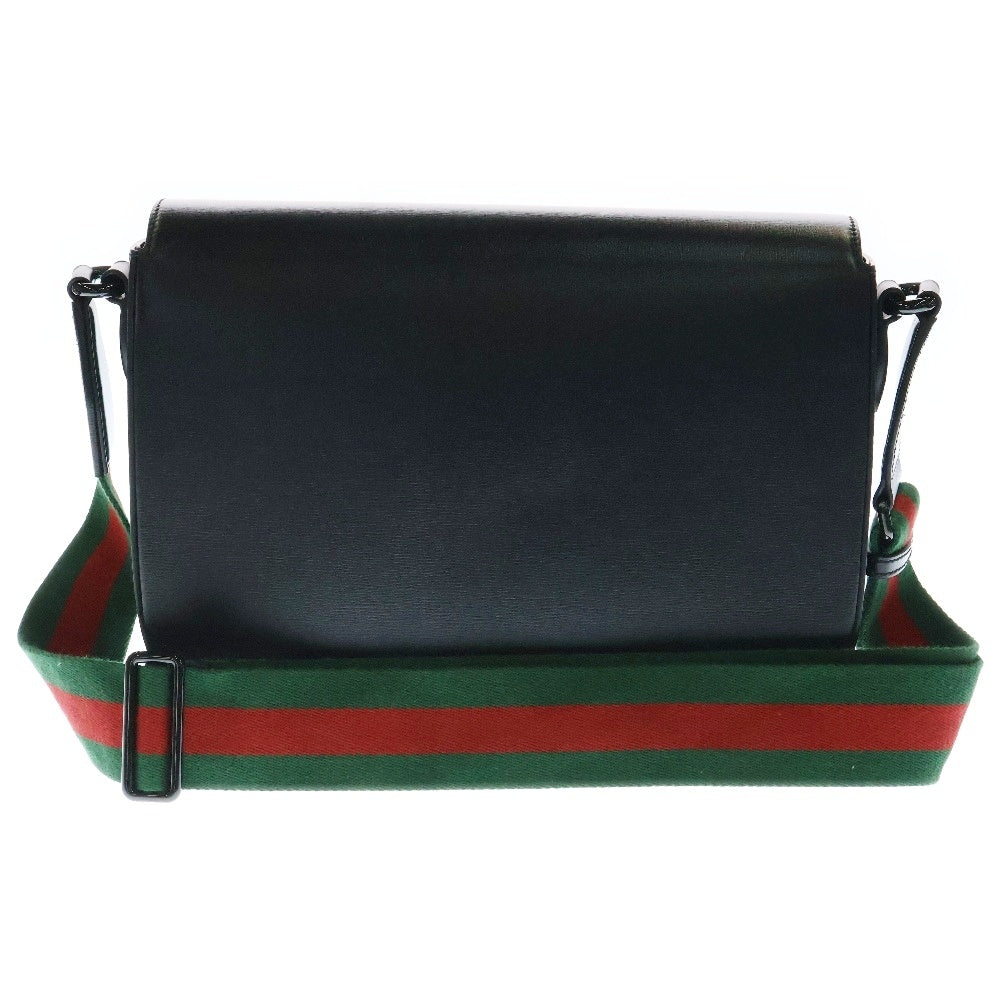 GUCCI(グッチ) ホースビット 1955 シェリーライン ショルダーバッグ ブラック レザー 163637