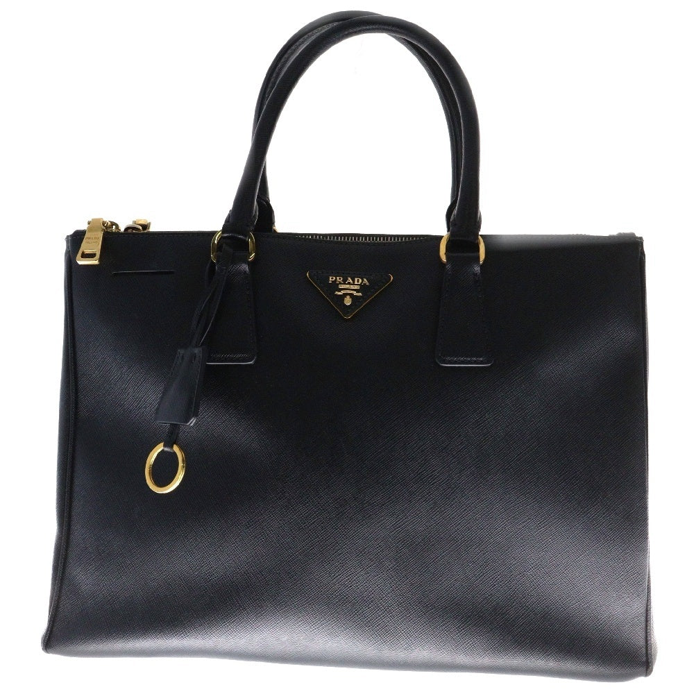 PRADA(プラダ) ガレリア トートバッグ ハンドバッグ ブラック サフィアーノ レザー ハンドバッグ トートバッグ BN1786