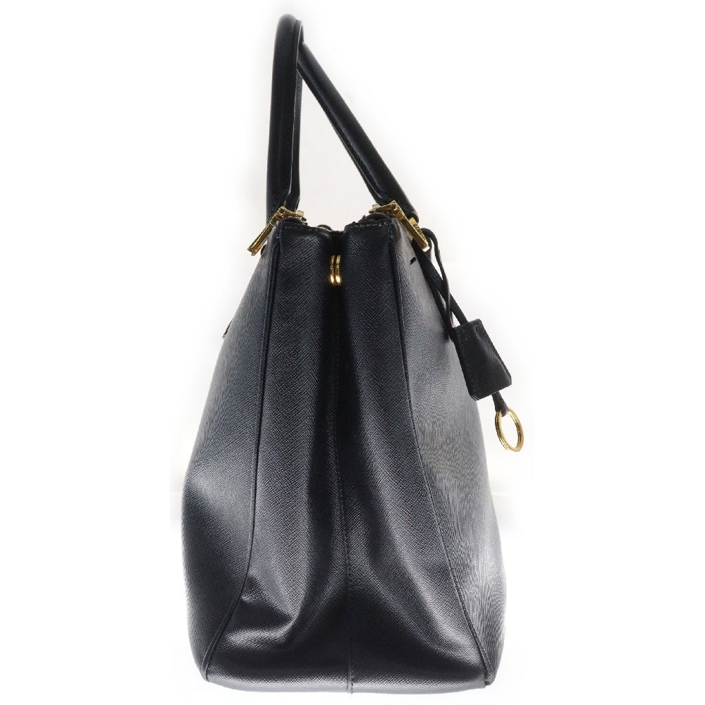 PRADA(プラダ) ガレリア トートバッグ ハンドバッグ ブラック サフィアーノ レザー ハンドバッグ トートバッグ BN1786