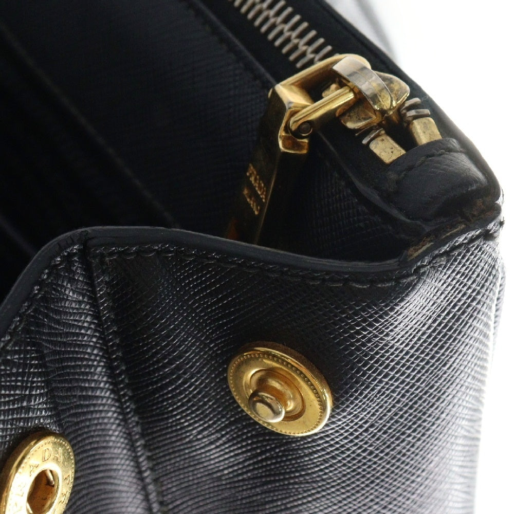 PRADA(プラダ) ガレリア トートバッグ ハンドバッグ ブラック サフィアーノ レザー ハンドバッグ トートバッグ BN1786