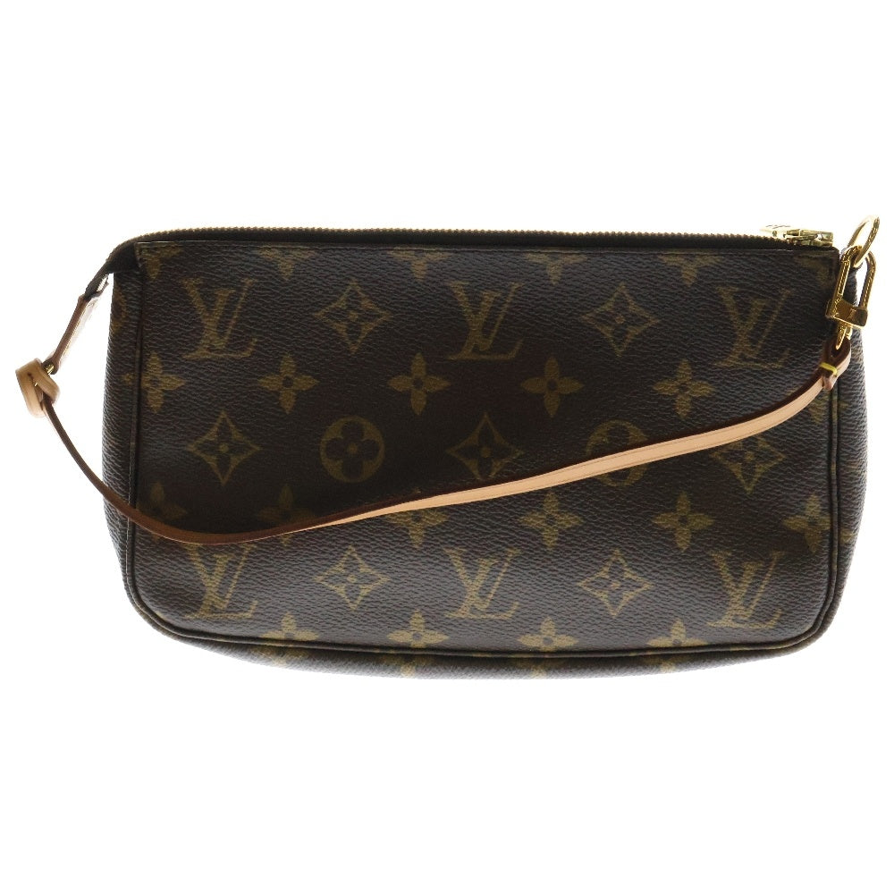 LOUIS VUITTON(ルイヴィトン) モノグラム ポシェットアクセソワール ポーチ ブラウン PVC レザー M51980