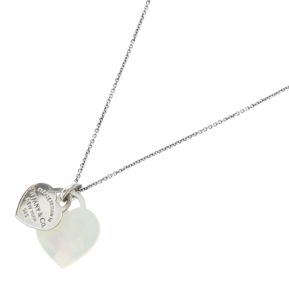 TIFFANY & Co.(ティファニー) リターントゥ ティファニー ダブルハートタグ ネックレス シルバー シェル ハート