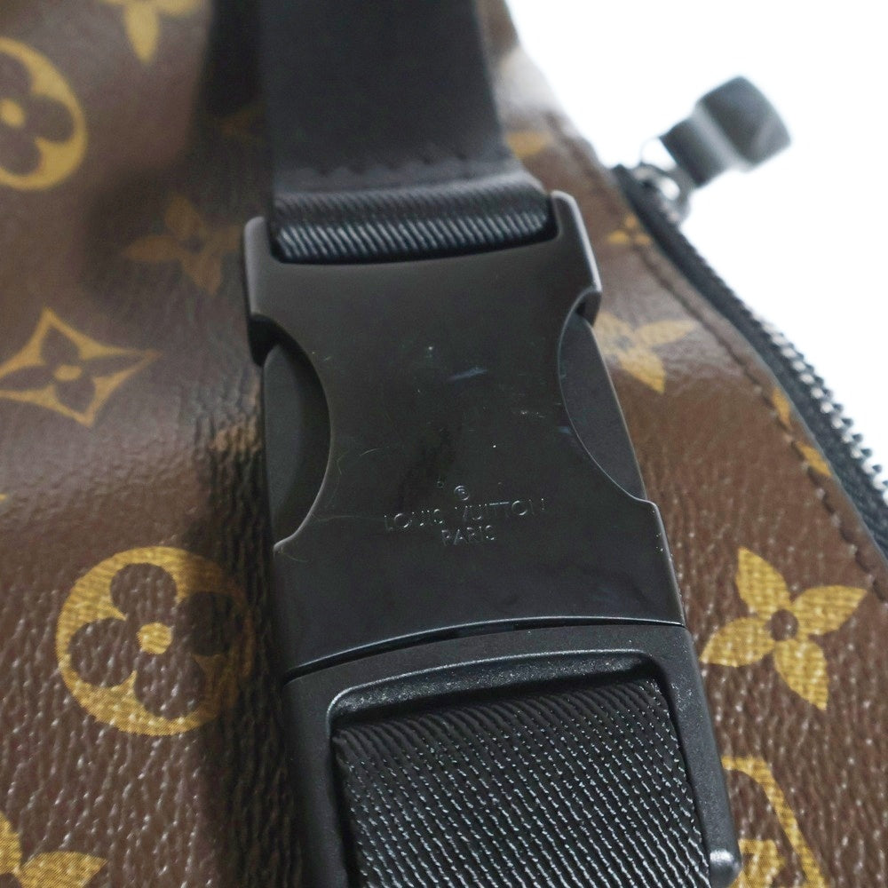 LOUIS VUITTON(ルイヴィトン) モノグラムマカサー クリストファーバムバッグ ウエストバッグ ボディバッグ ブラウン ブラック金具 M45337