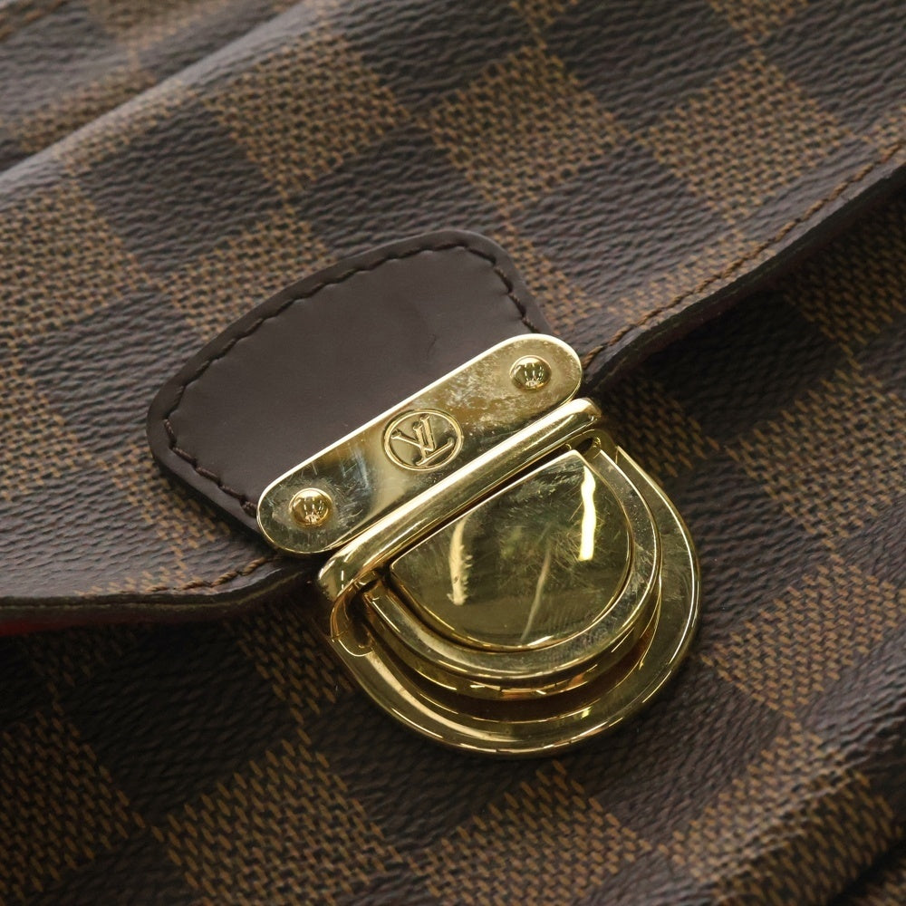 LOUIS VUITTON(ルイヴィトン) ダミエ・エべヌ ラヴェッロGM ワンショルダーバッグ ブラウン PVC N60006