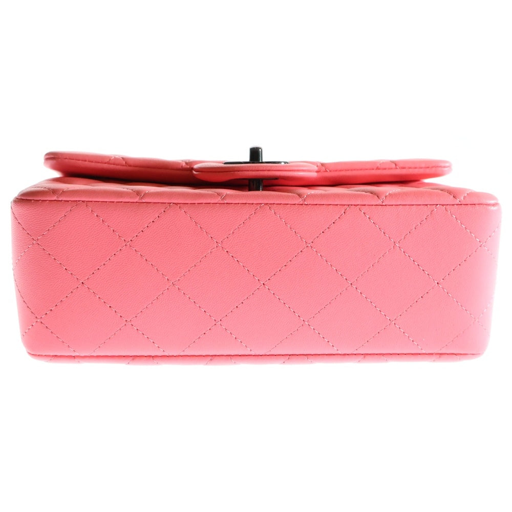 CHANEL(シャネル) マトラッセ20 シングルフラップ シングルチェーン ショルダーバッグ ピンク ブラック金具 ラムスキン ランダムプレートタイプ A69900