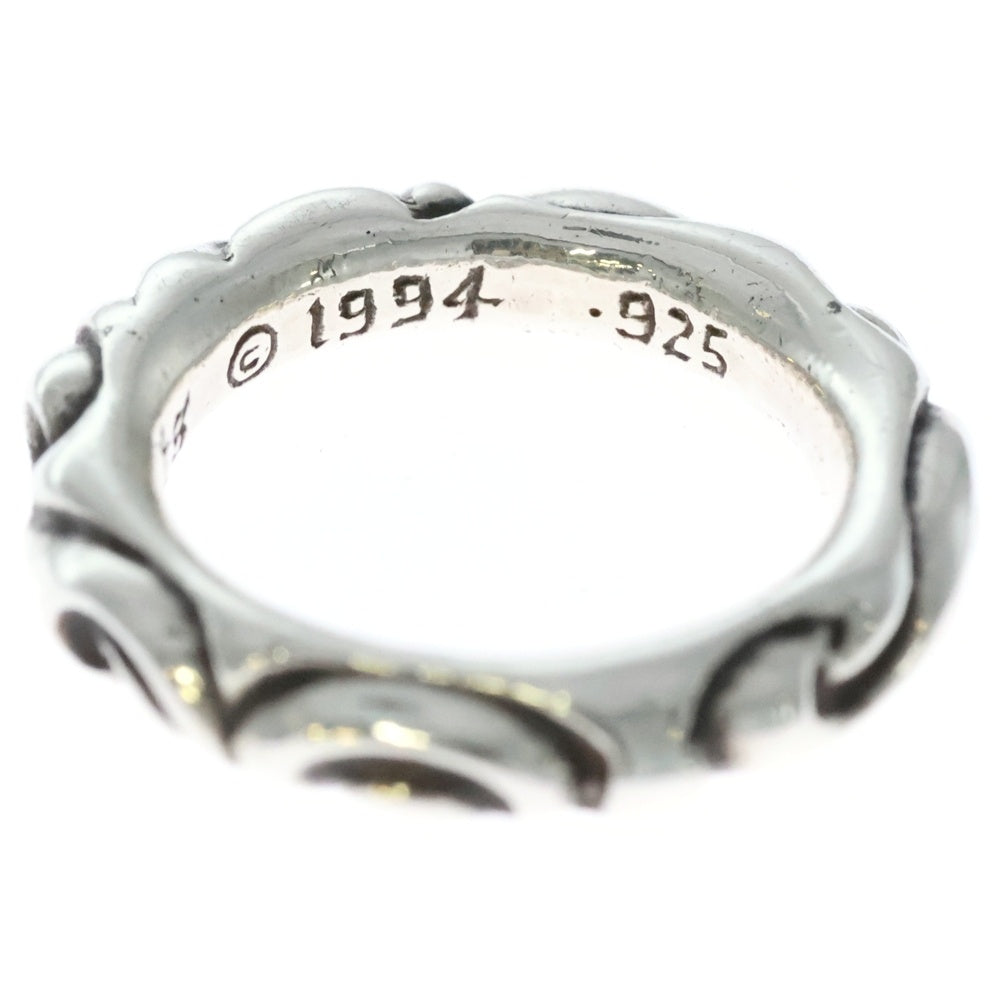 CHROME HEARTS(クロムハーツ) SCRL BAND スクロールバンド リング シルバー BCA351