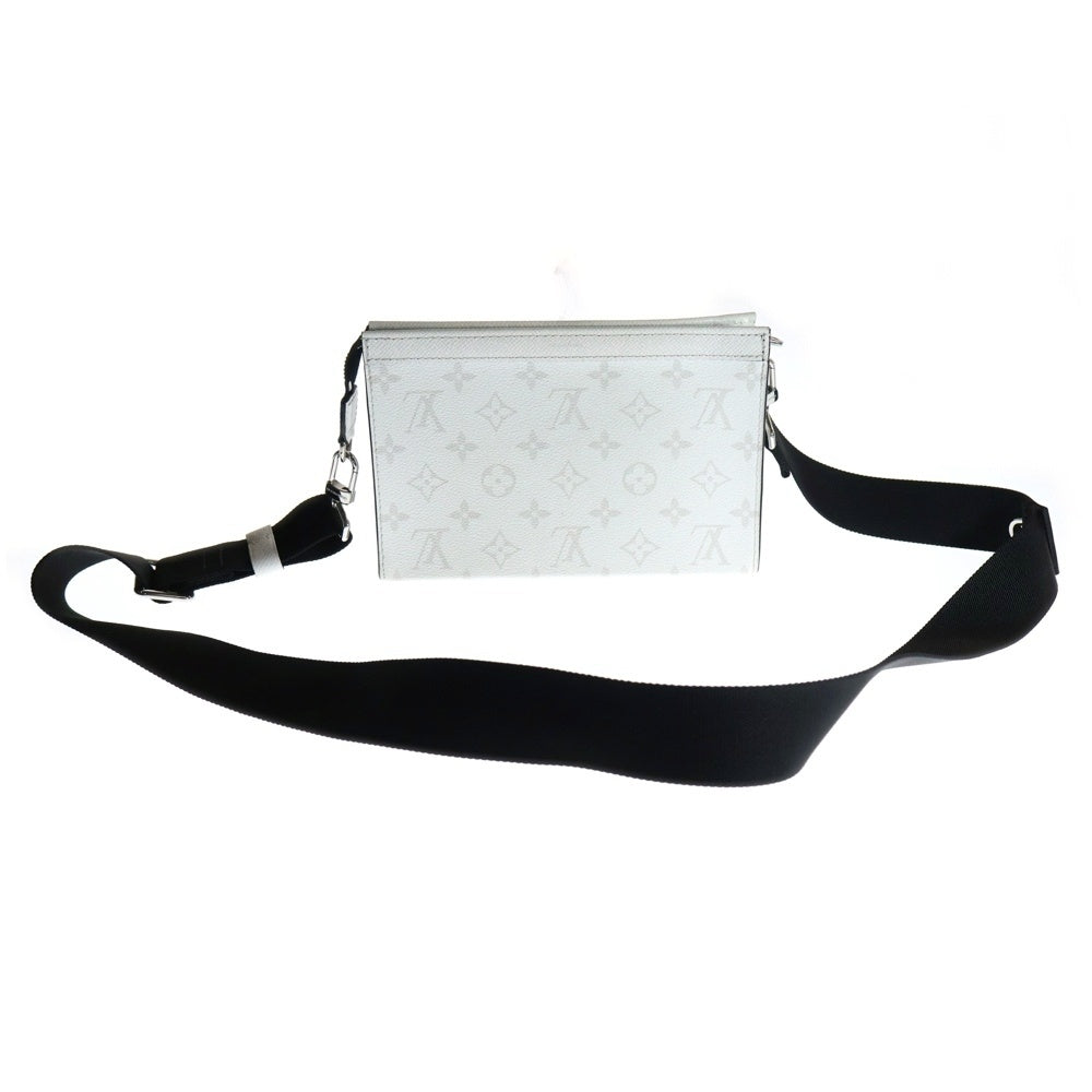 LOUIS VUITTON(ルイヴィトン) モノグラムキャンバス ガストン ウェアラブル タイガラマ ホワイト PVC ショルダーバッグ M30935 ICタイプ
