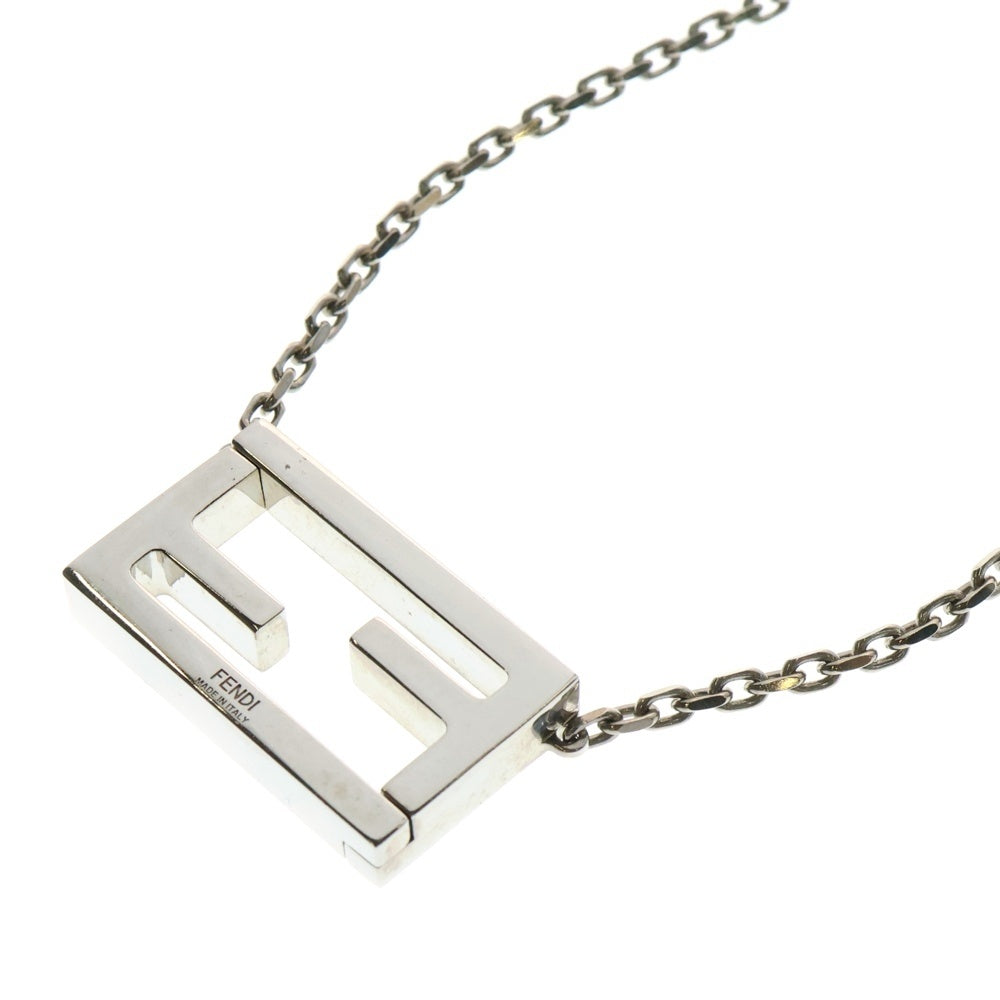 FENDI(フェンディ) FFロゴネックレス ペンダント チェーン シルバー SV