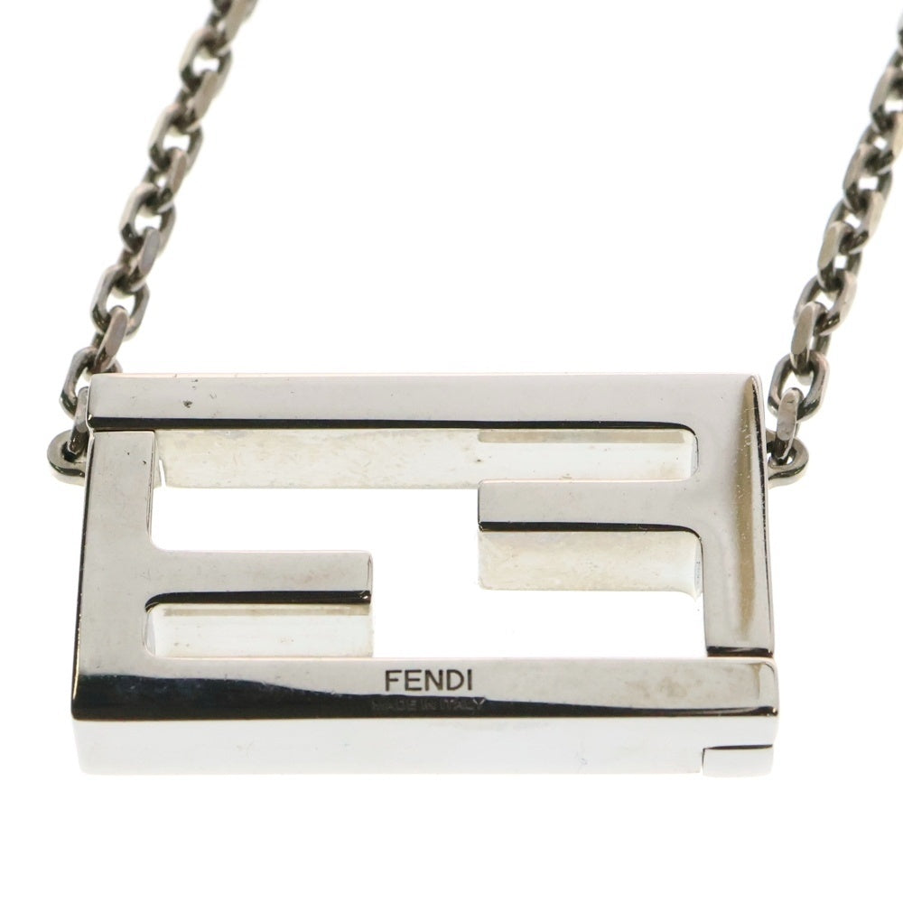 FENDI(フェンディ) FFロゴネックレス ペンダント チェーン シルバー SV