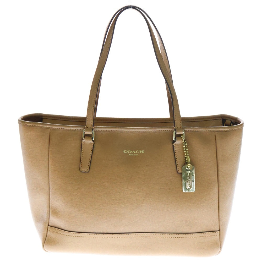 COACH(コーチ) コーチ 2WAYバッグ ハンドバッグ トートバッグ ブラウン キャメル レザー ゴールド金具 23578
