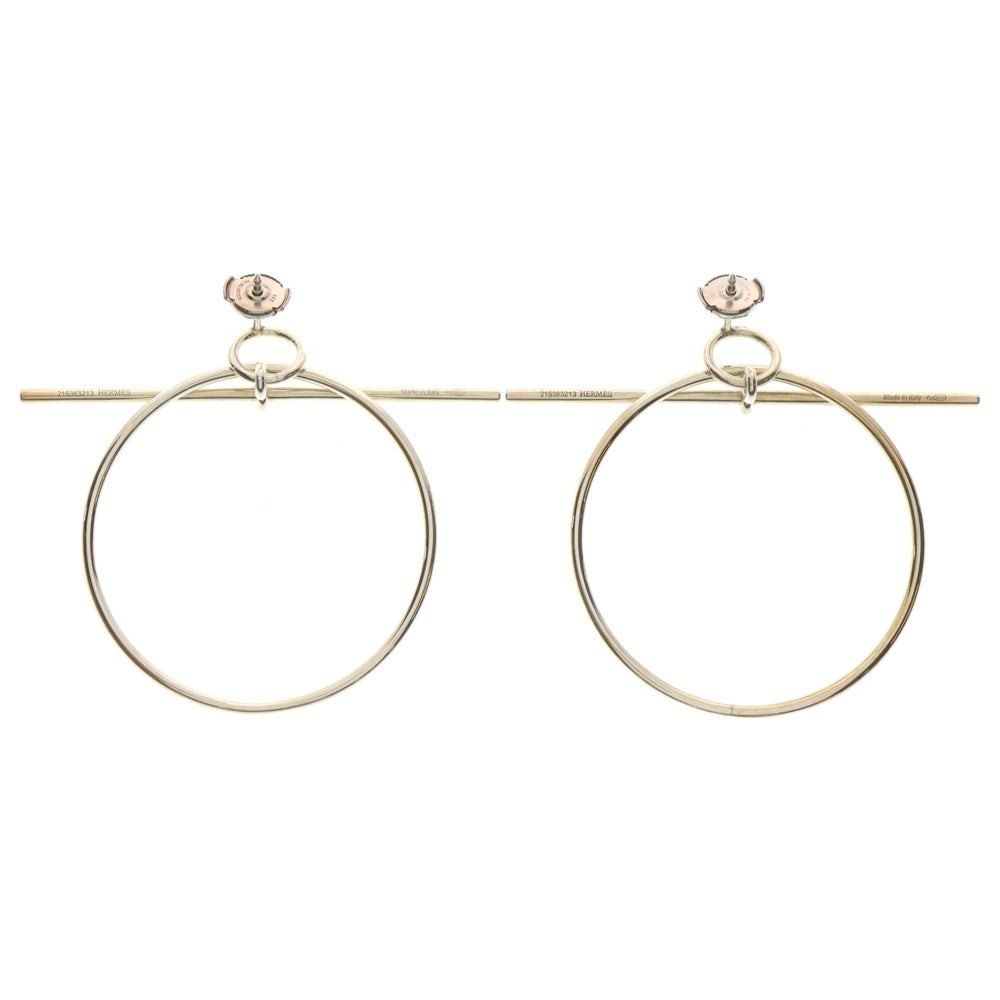 HERMES(エルメス) ループMM ピアス イヤーアクセサリー Ag925 シルバー
