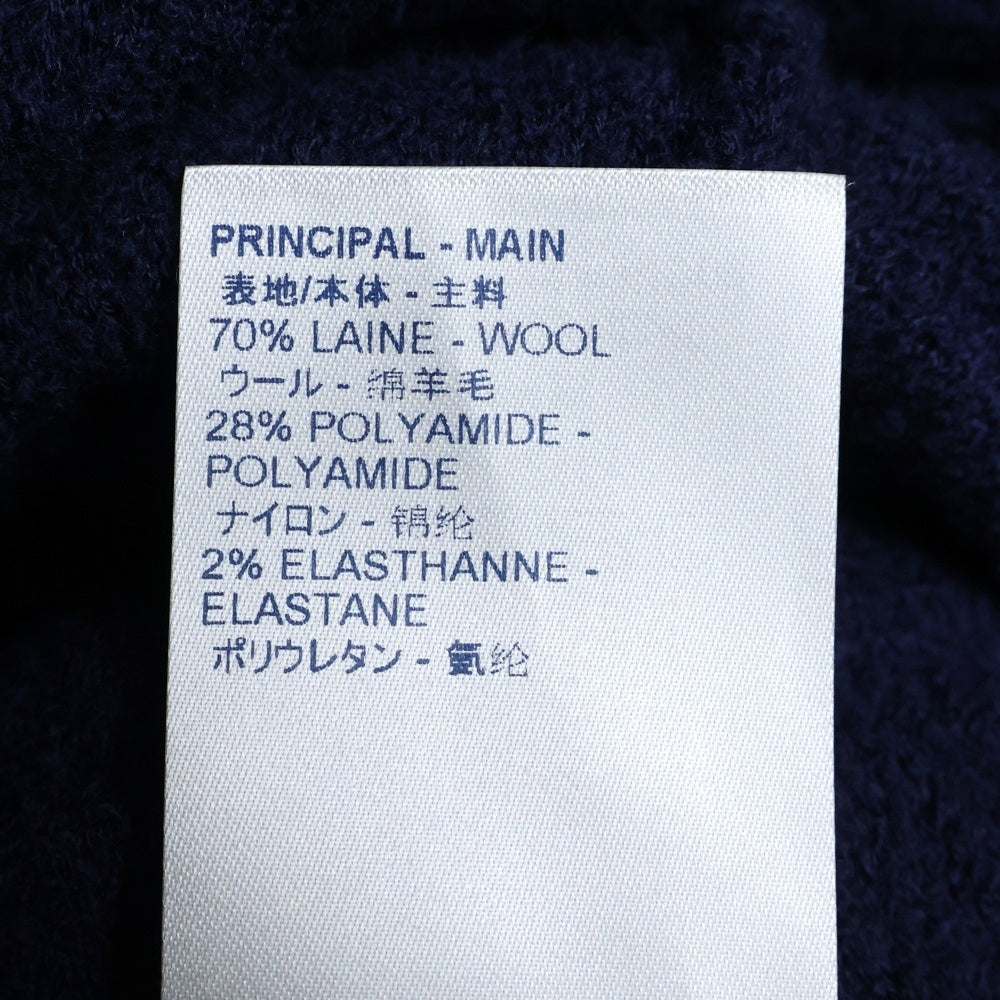 LOUIS VUITTON(ルイヴィトン) 20AW ロゴジャガード ノースリーブ ウール ニット ワンピース ネイビー レディース RW202W XZX FJKD09
