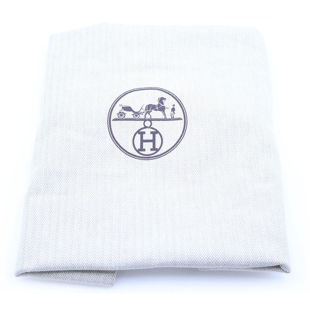 HERMES(エルメス) ベレー帽 ハンチング帽 帽子 グレー キャンバス×レザー 57