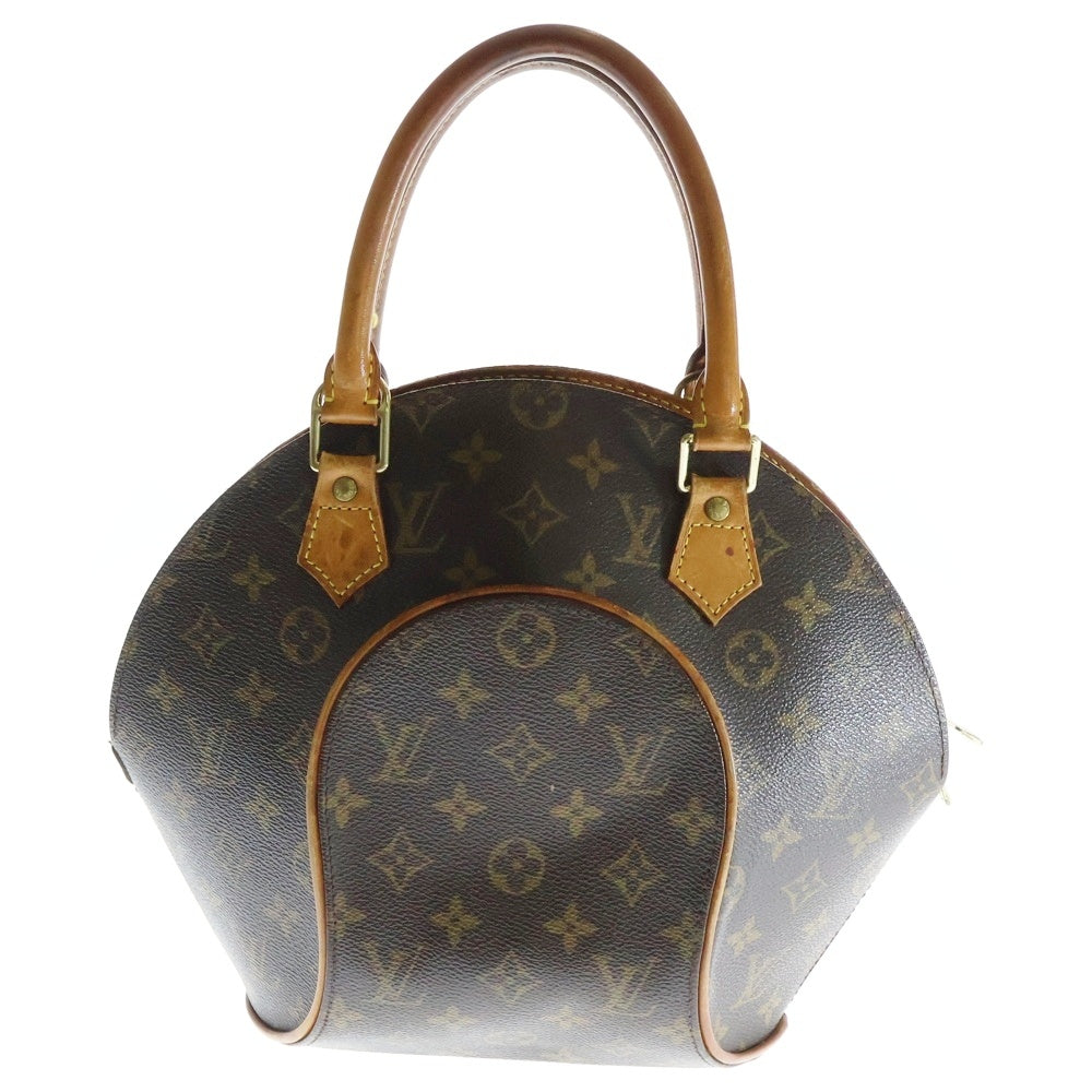 LOUIS VUITTON(ルイヴィトン) モノグラム エリプスPM ハンドバッグ ゴールド金具 レザー×PVC ブラウン M51127