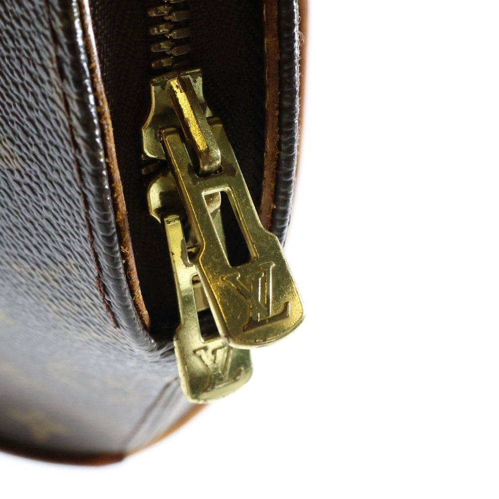 LOUIS VUITTON(ルイヴィトン) モノグラム エリプスPM ハンドバッグ ゴールド金具 レザー×PVC ブラウン M51127