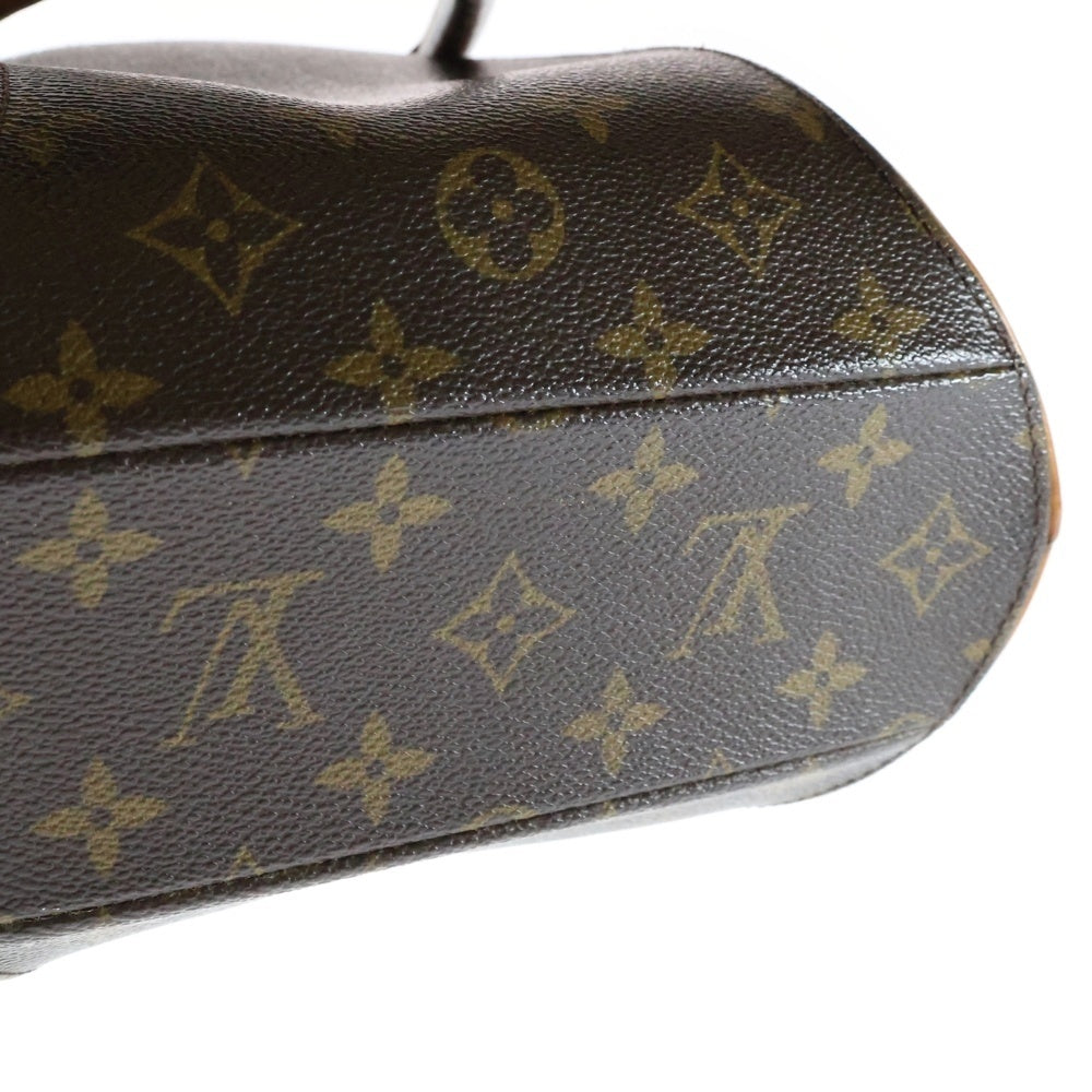 LOUIS VUITTON(ルイヴィトン) モノグラム エリプスPM ハンドバッグ ゴールド金具 レザー×PVC ブラウン M51127