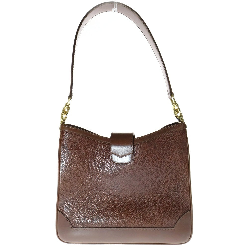 CELINE(セリーヌ) セリーヌ ショルダーバッグ ワンショルダーバッグ ハンドバッグ ゴールド金具 レザー ブラウン