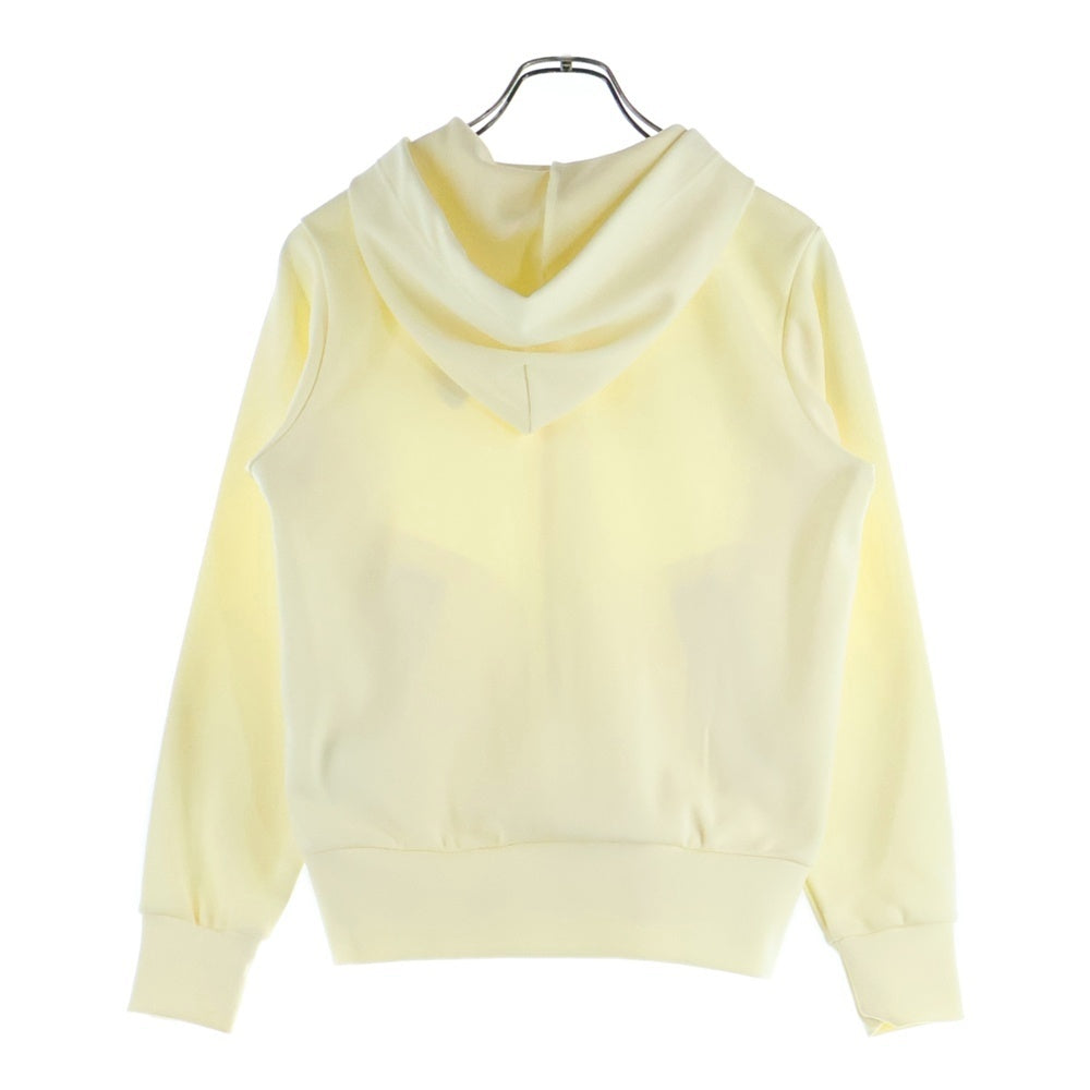 PLAY COMME des GARCONS(プレイコムデギャルソン) AD2021 ハート ワッペンロゴ ジップアップ スウェットパーカー フーディー イエロー AZ-T171