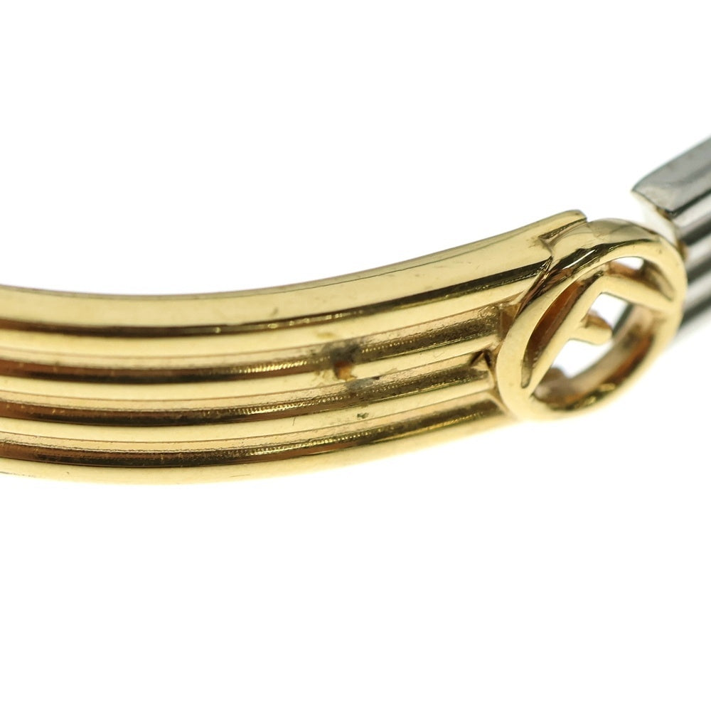 FENDI(フェンディ) バングル ブレスレット S ゴールド×シルバー GP