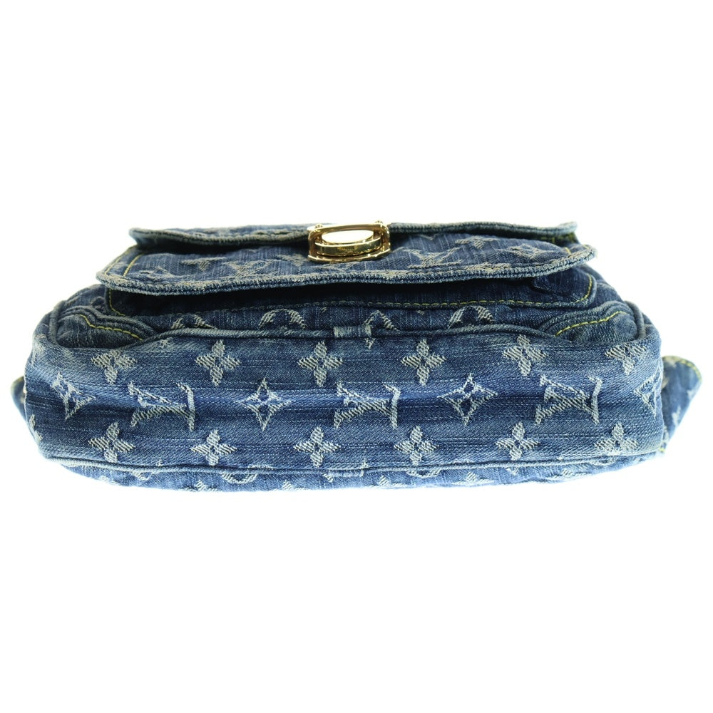 LOUIS VUITTON(ルイヴィトン) モノグラム・デニム バムバッグ ブルー ボディバッグ M95347