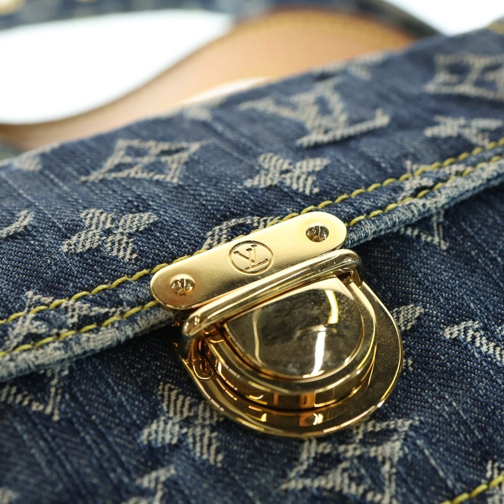 LOUIS VUITTON(ルイヴィトン) モノグラム・デニム バムバッグ ブルー ボディバッグ M95347
