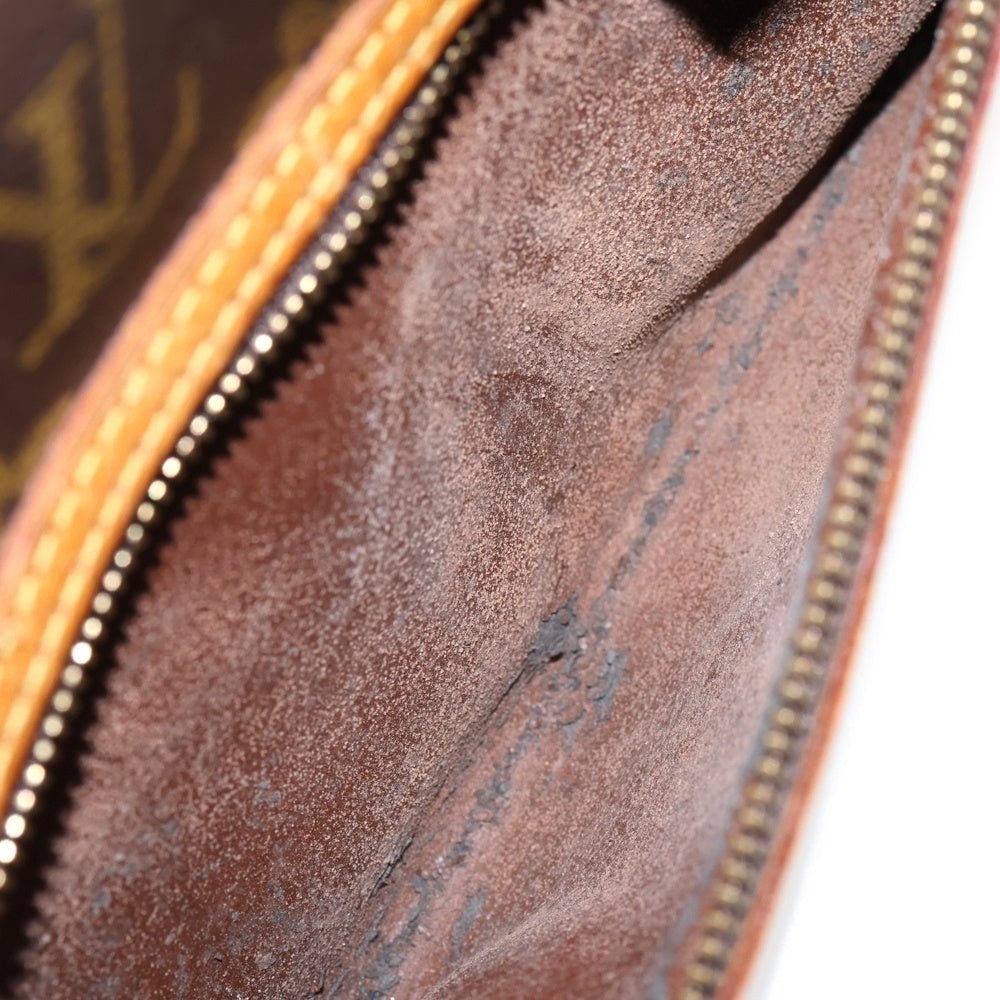 LOUIS VUITTON(ルイヴィトン) モノグラム シテMM ハンドバッグ ブラウン ゴールド金具 レザー×PVC M51181