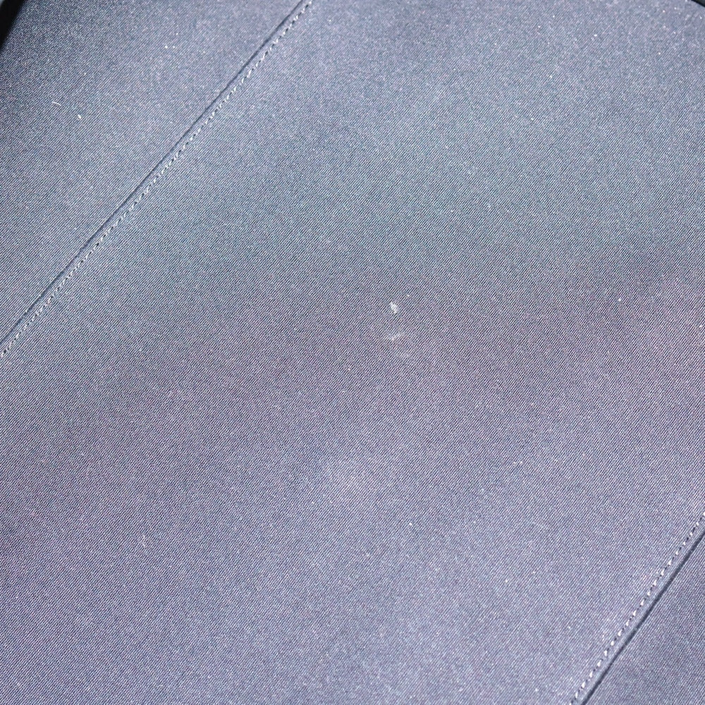 Christian Dior(クリスチャンディオール) WEEKENDER 40 ウィークエンダー オブリーク柄 キャンバス レザー ハンド ボストンバッグ シルバー金具 ネイビー/ブラック