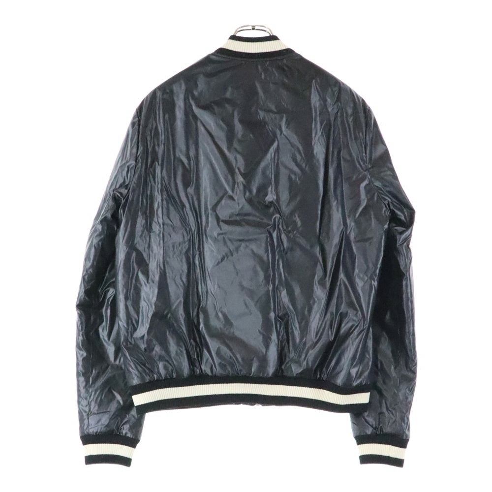 SAINT LAURENT PARIS(サンローランパリ) 19AW ナイロン ジップアップ 中綿 ボンバージャケット ブルゾン ブラック 588089