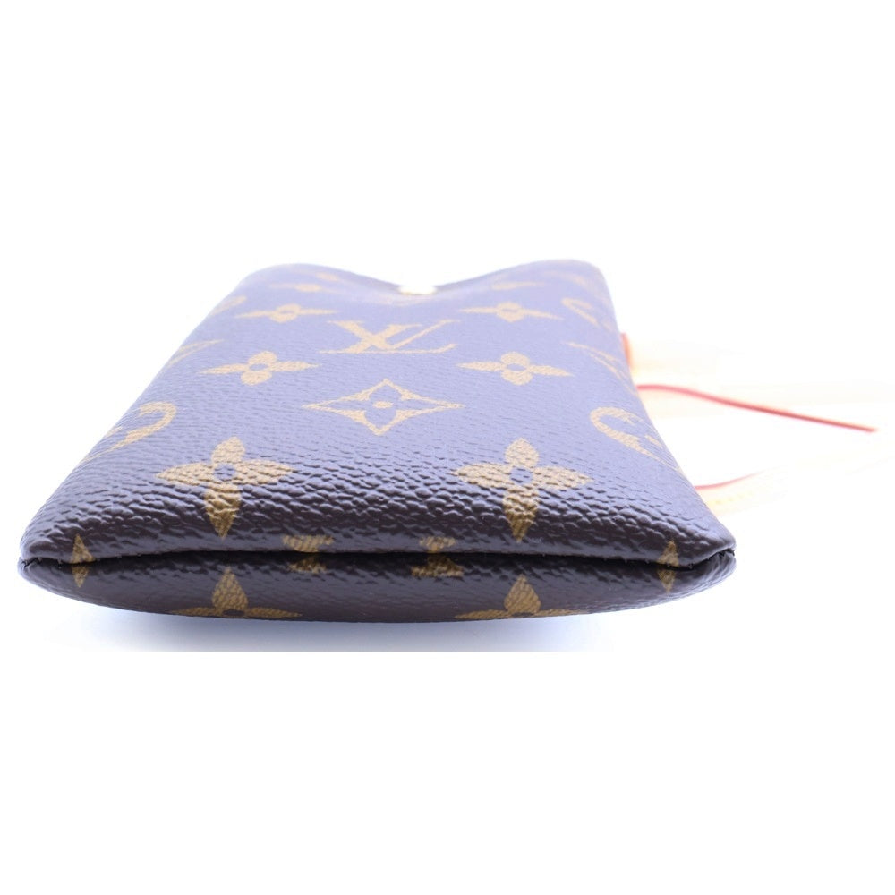 LOUIS VUITTON(ルイヴィトン) サングラス ポーチ モノグラム PVC レザー ネックポーチ ゴールド金具 ブラウン GI1365