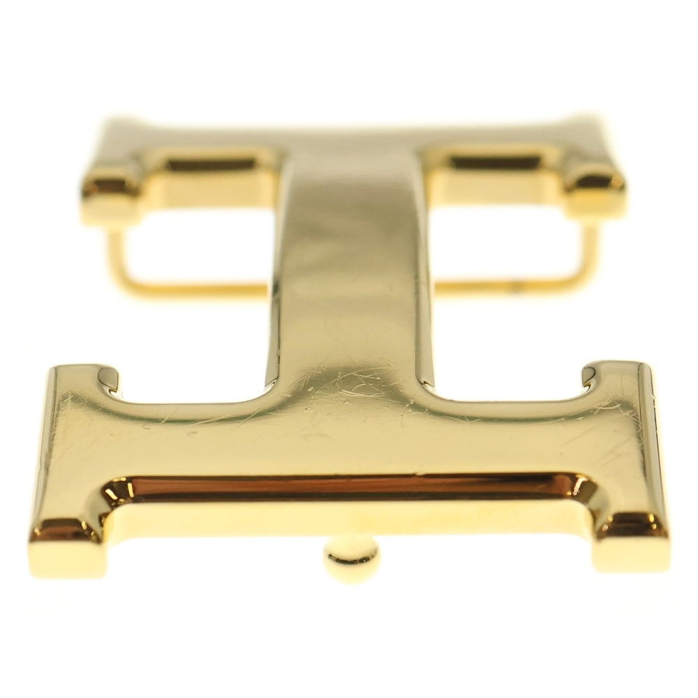 HERMES(エルメス) Hバックル ロゴ ゴールド