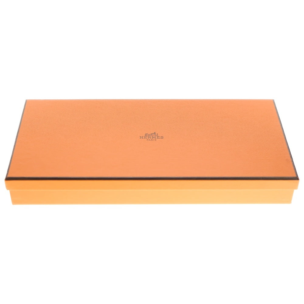 HERMES(エルメス) シェーヌダンクルステッチ ラムレザーグローブ 手袋 グレー×ピンク