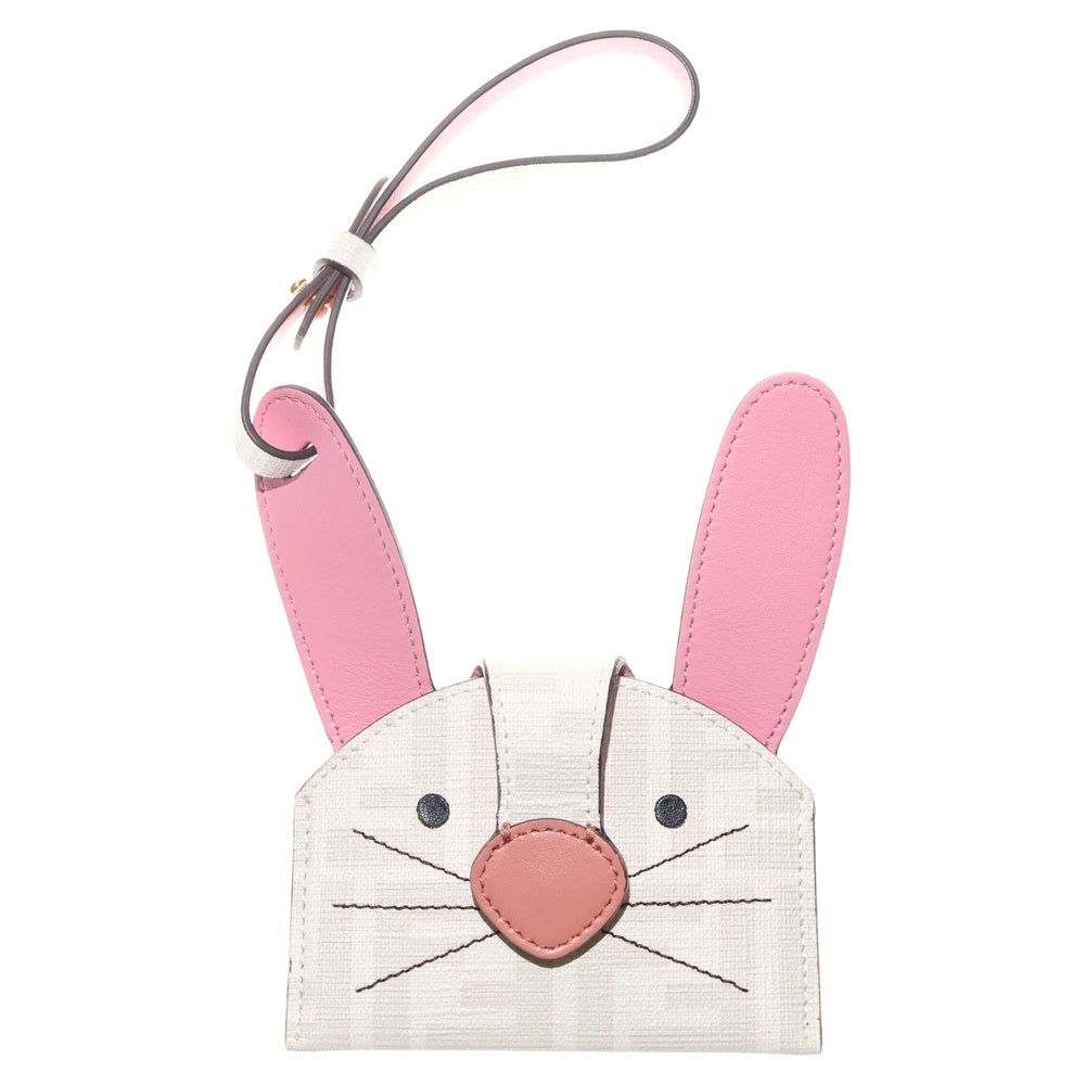 FENDI(フェンディ) ベストフレンズ フォーエバー カードケース ウサギ レザー フラグメントケース レディース