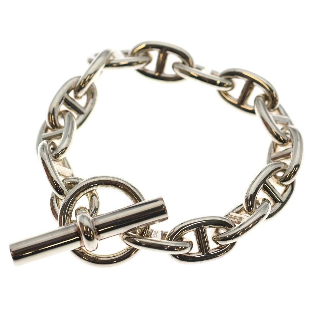 HERMES(エルメス) Chaine d'Ancre MM シェーヌダンクル 14コマ チェーンブレスレット シルバー