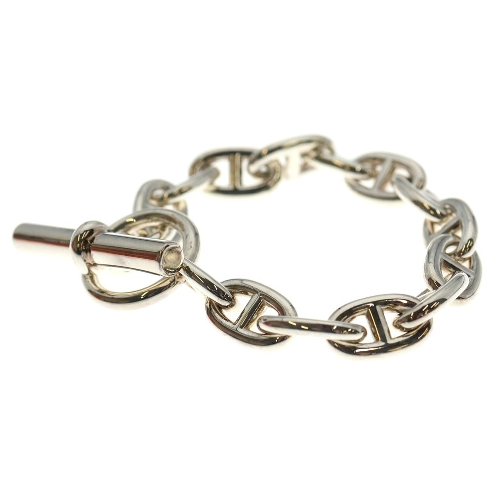 HERMES(エルメス) Chaine d'Ancre MM シェーヌダンクル 14コマ チェーンブレスレット シルバー