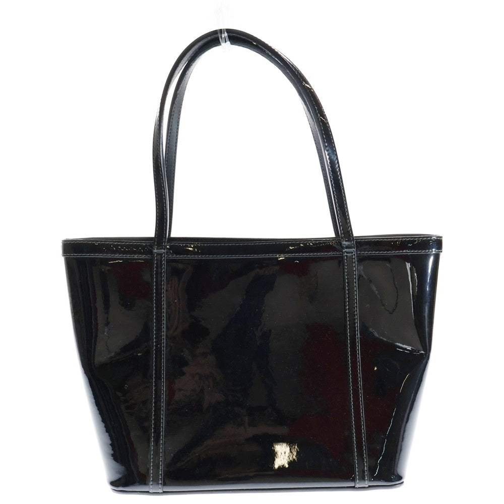 DOLCE & GABBANA(ドルチェアンドガッバーナ) トートバッグ 黒×レオパード エナメル