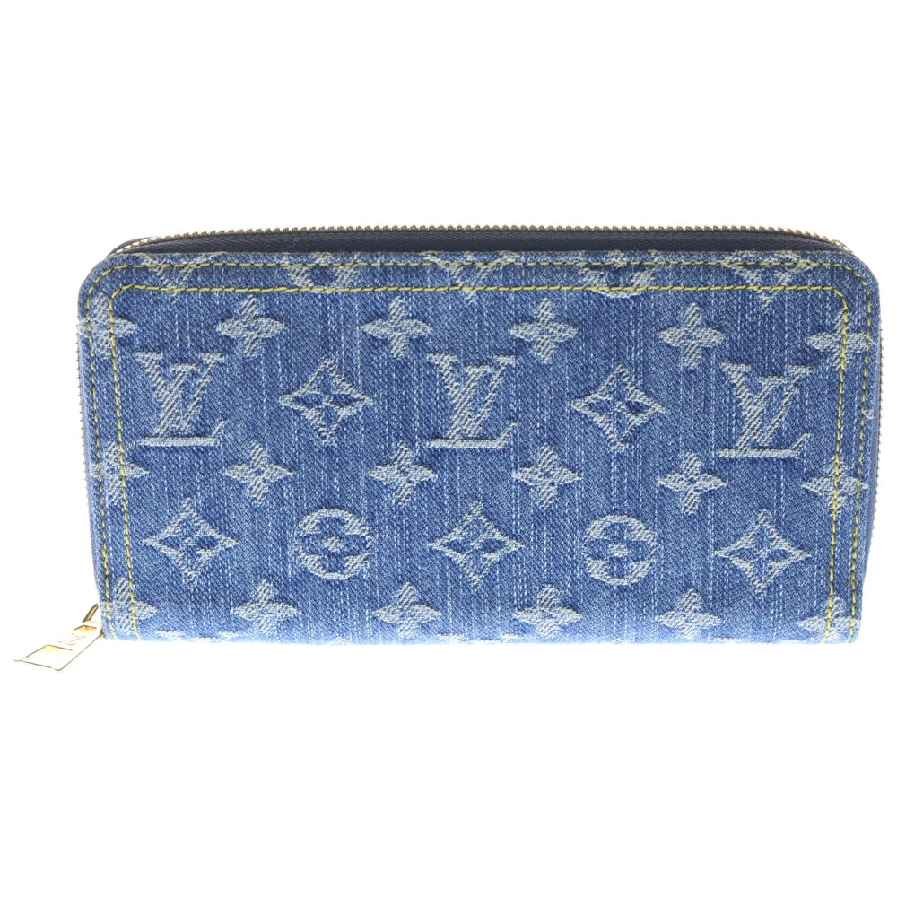 LOUIS VUITTON(ルイヴィトン) モノグラムデニム LVリミックス ジッピーウォレット ブルー 長財布 M82958 ICタイプ レディース