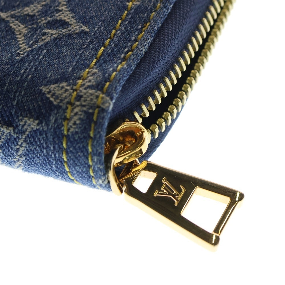 LOUIS VUITTON(ルイヴィトン) モノグラムデニム LVリミックス ジッピーウォレット ブルー 長財布 M82958 ICタイプ レディース