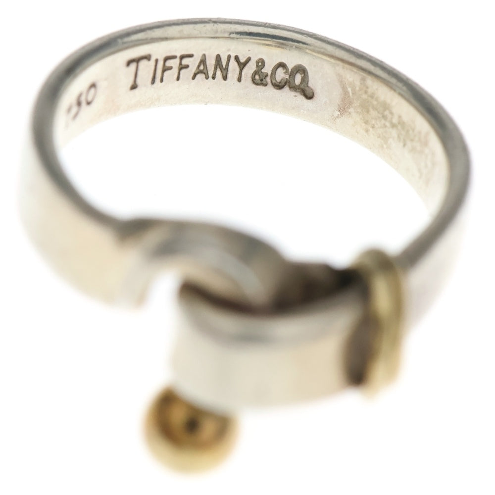 TIFFANY & Co.(ティファニー) フックアンドアイ リング SV925/K18 #50 指輪 レディース
