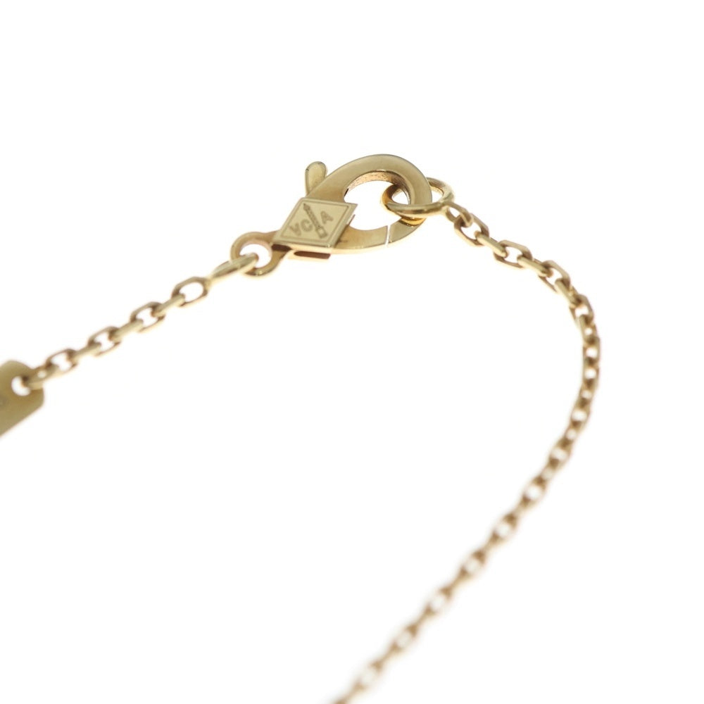 Van Cleef & Arpels(ヴァンクリーフアンドアーペル) ヴィンテージアルハンブラ カーネリアン ネックレス Au750 K18 YG イエローゴールド ペンダント レディース