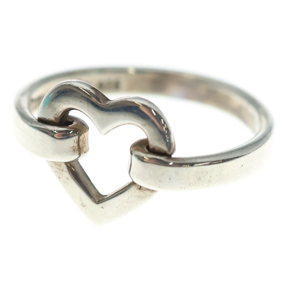 TIFFANY & Co.(ティファニー) オールドオープンハート リング 指輪 シルバー 925 2.8g レディース