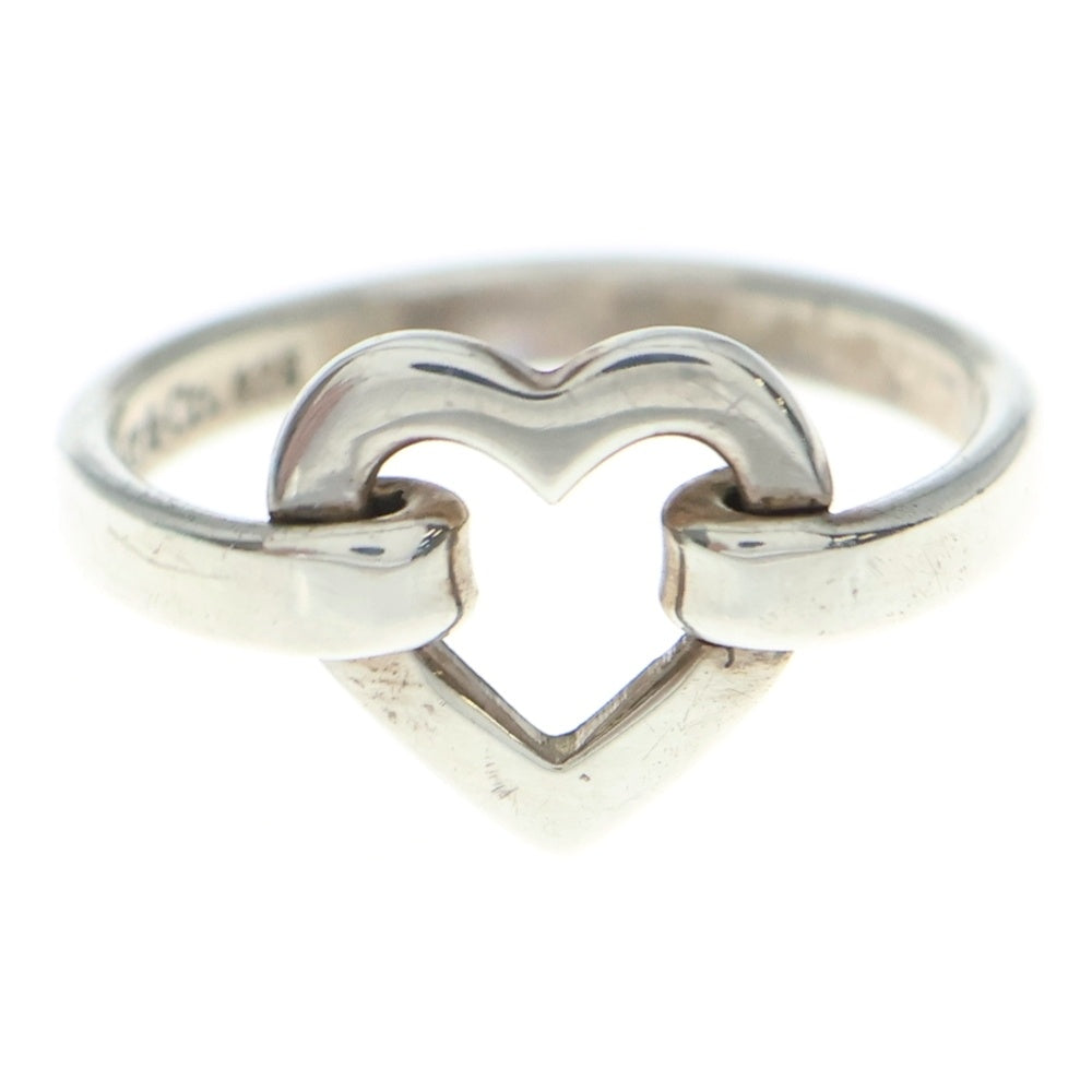 TIFFANY & Co.(ティファニー) オールドオープンハート リング 指輪 シルバー 925 2.8g レディース