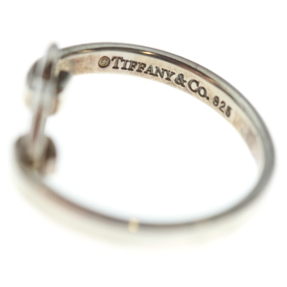 TIFFANY & Co.(ティファニー) オールドオープンハート リング 指輪 シルバー 925 2.8g レディース
