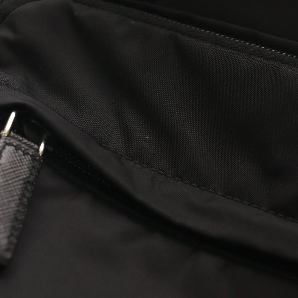 PRADA(プラダ) Re-Nylon リナイロン テスート トライアングルロゴプレート ナイロンバックパック 三角ロゴ リュック 2VZ101 ブラック