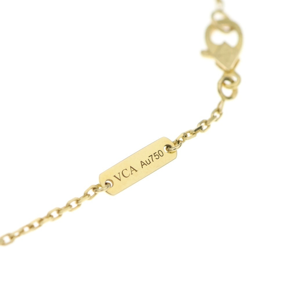 Van Cleef & Arpels(ヴァンクリーフアンドアーペル) ヴィンテージアルハンブラ カーネリアン イエローゴールド Au750YG ジュエリー レディース