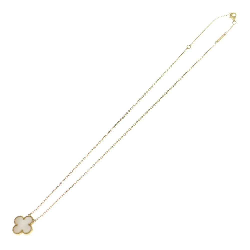 Van Cleef & Arpels(ヴァンクリーフアンドアーペル) ヴィンテージアルハンブラ マザーオブパール イエローゴールド Au750YG ジュエリー レディース