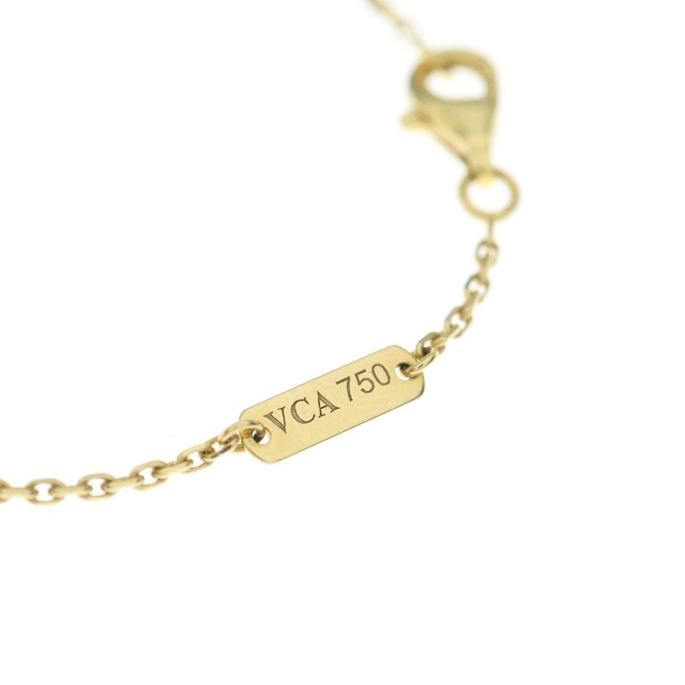 Van Cleef & Arpels(ヴァンクリーフアンドアーペル) ヴィンテージアルハンブラ マザーオブパール イエローゴールド Au750YG ジュエリー レディース