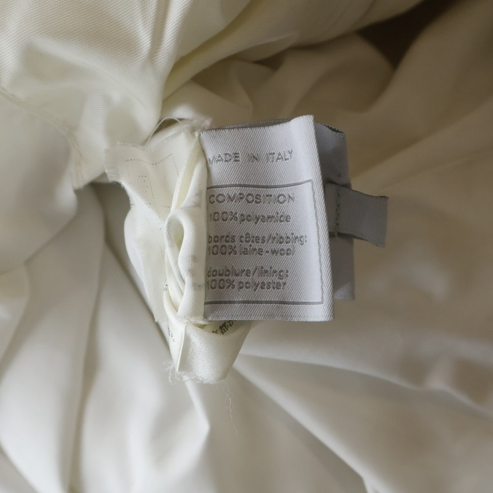 CHANEL(シャネル) 00A スポーツライン リブニット 切り替え ダウン コート ホワイト レディース P16402W02678 P16402W02678